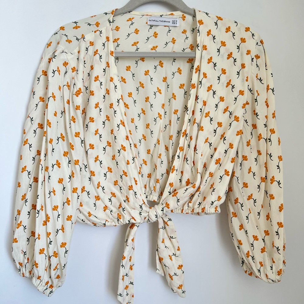 Faithful The Brand Crop Top Wrap